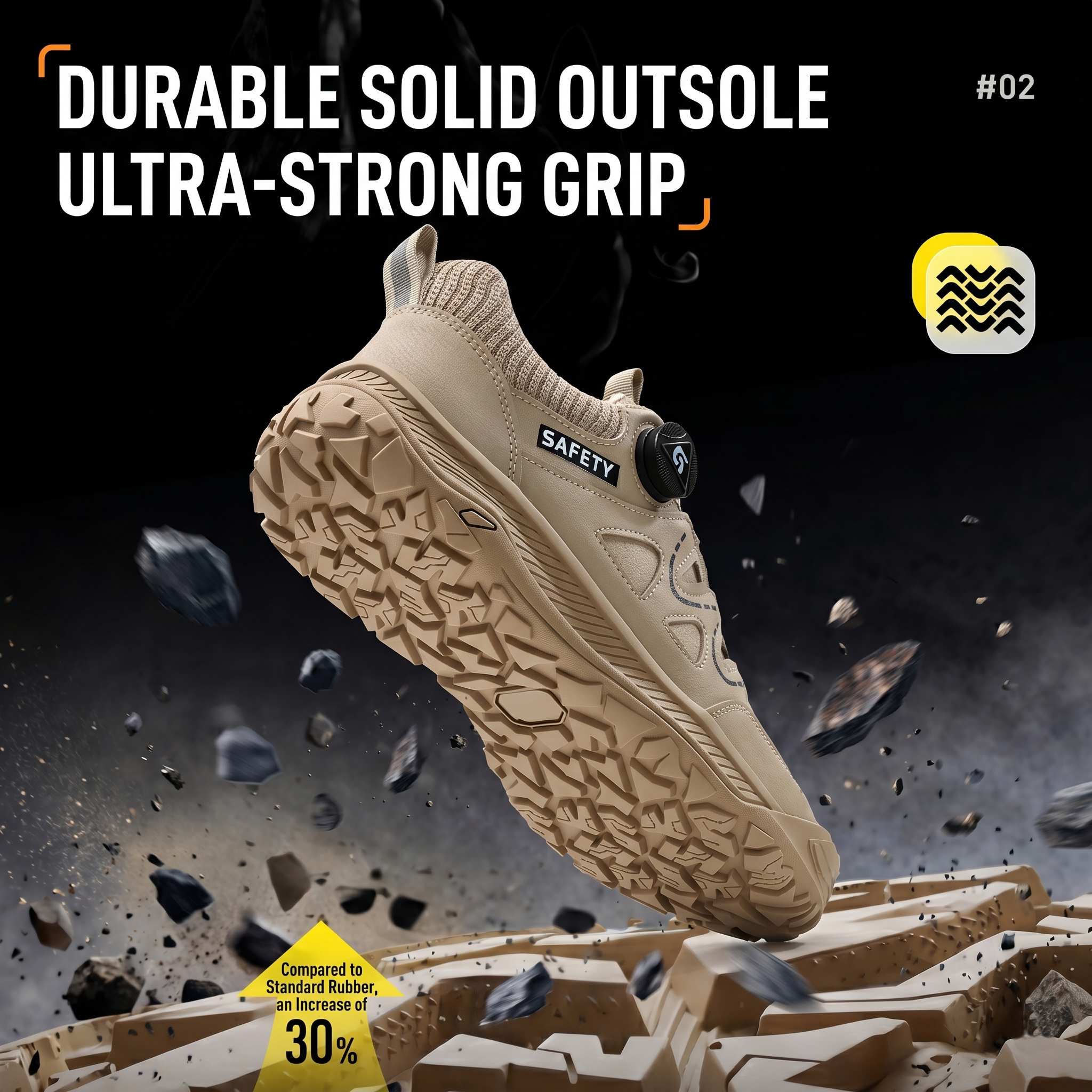 Men's Steel Toe Safety Work Shoes