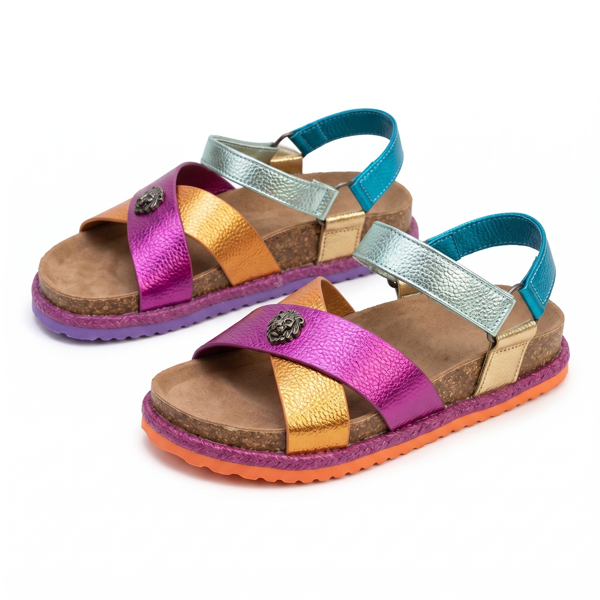 ⏰Blitzangebot 50% RABATT🔥 Sommersandalen im Boho-Stil mit Keilabsatz, Dopamin-Flip-Flops