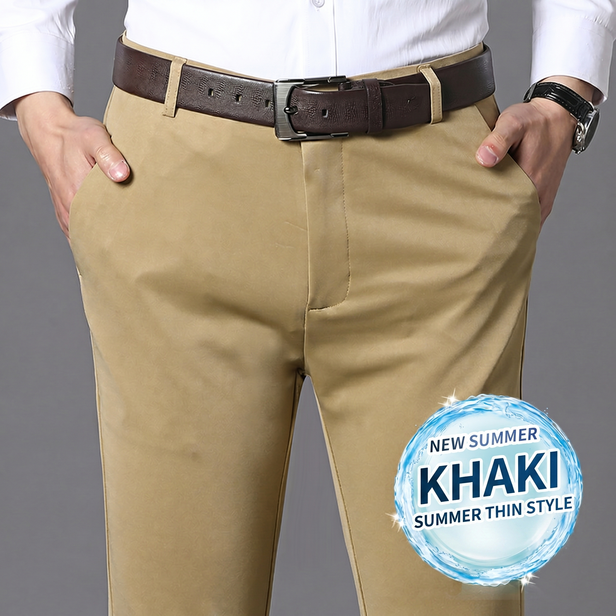 Stay Cool All Summer | Premium Ice Silk Breathable Casual Pants Subheadline