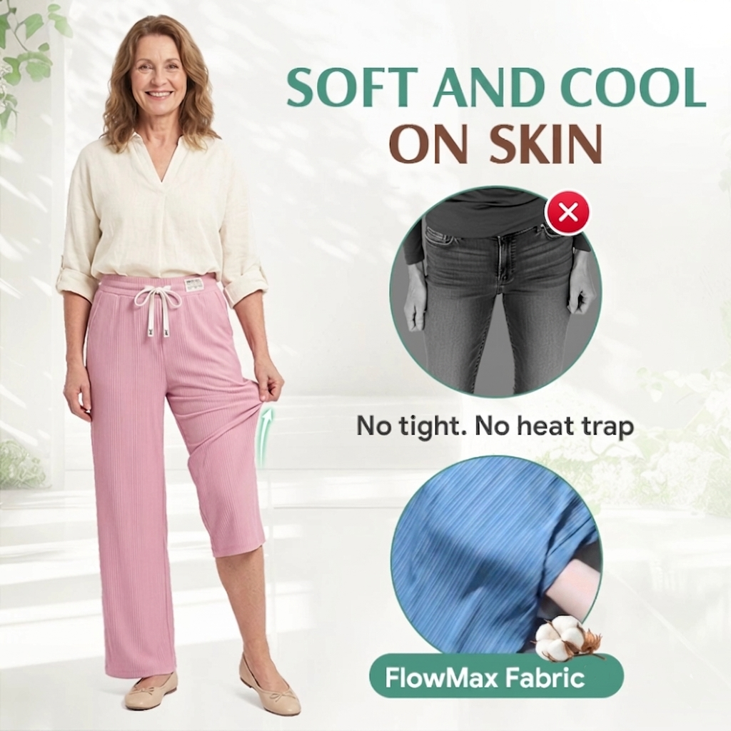 Limited time 50% Off！New summer 2026 women’s high-waisted rayon wide-leg trousers