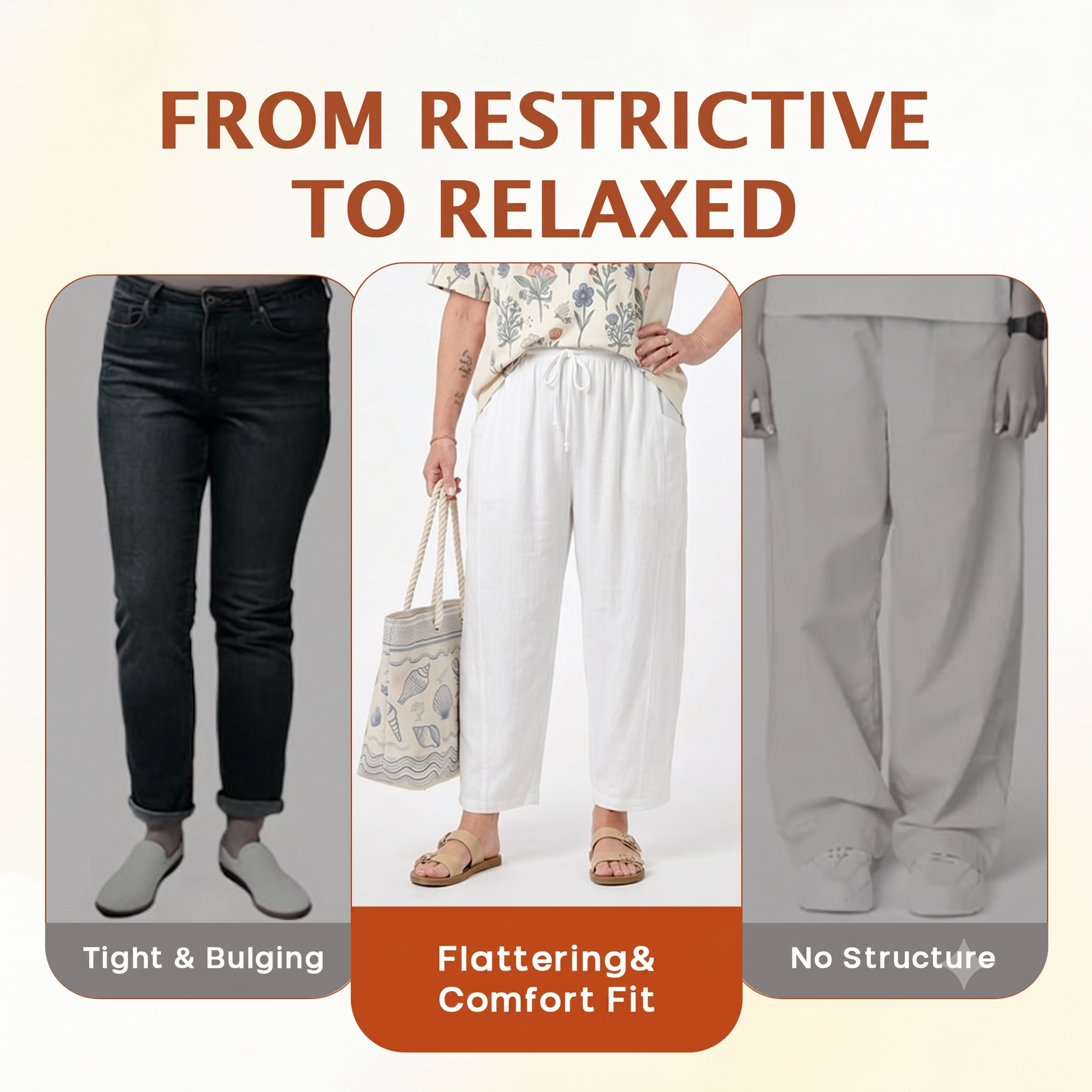 Women Comfort Lightweight Linen Wide Leg Cargo Pants