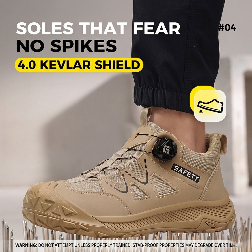Men's Steel Toe Safety Work Shoes
