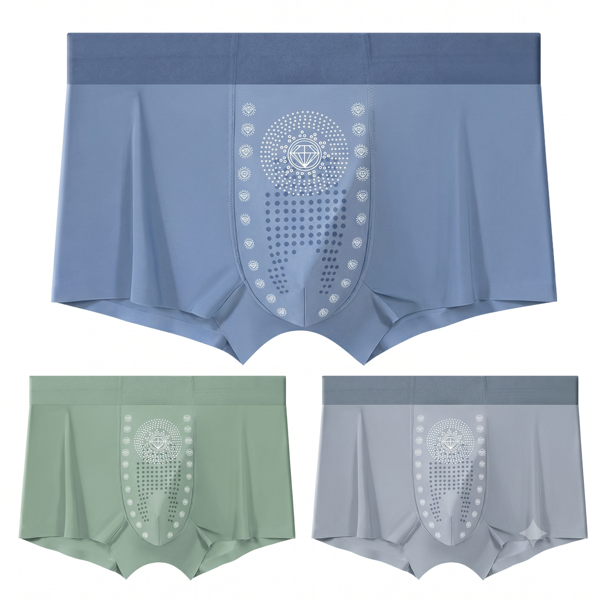 💝Buy 2 Get 1 Free❤️‍🔥Ice Silk Traceless Antibacterial Men's Underwear