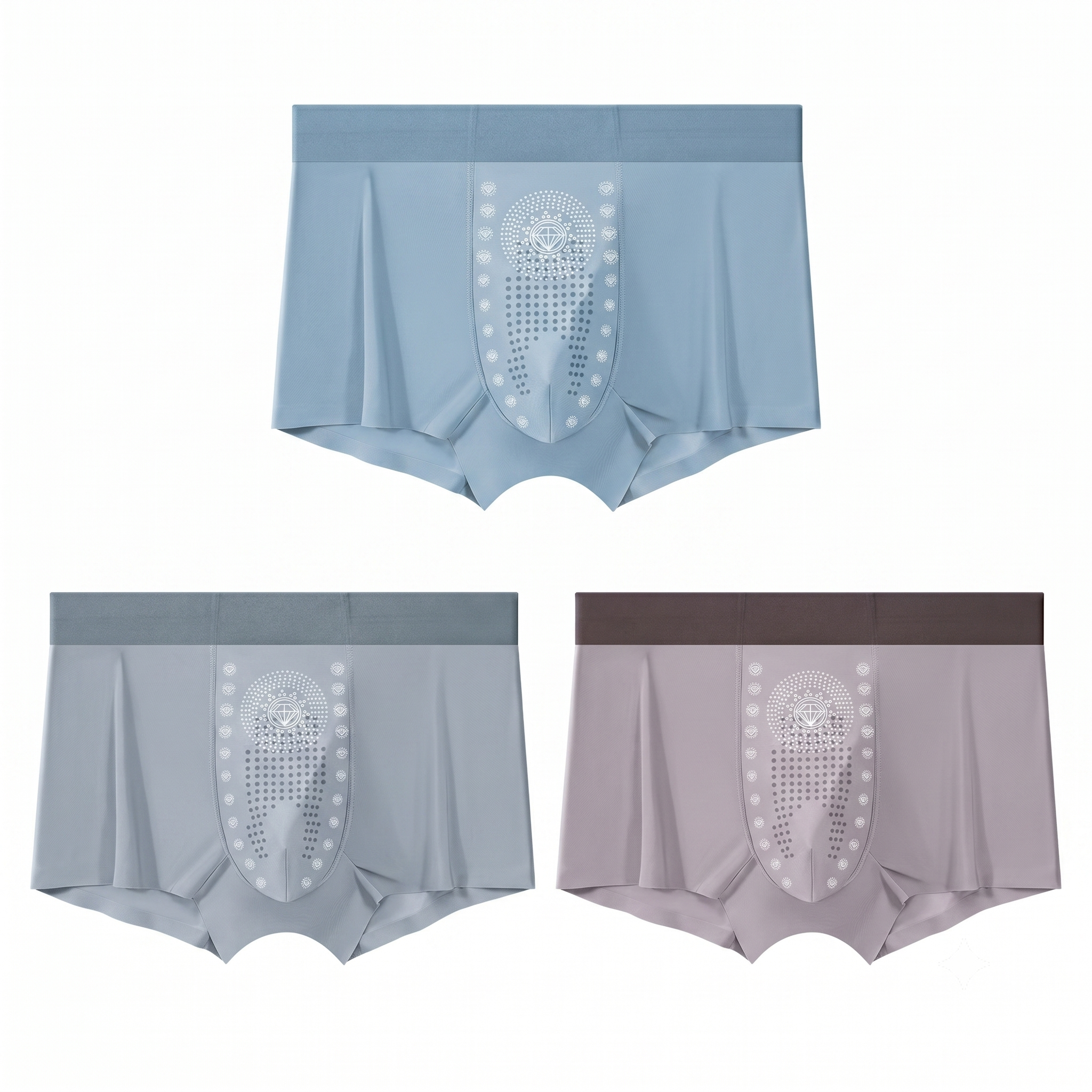 💝Buy 2 Get 1 Free❤️‍🔥Ice Silk Traceless Antibacterial Men's Underwear
