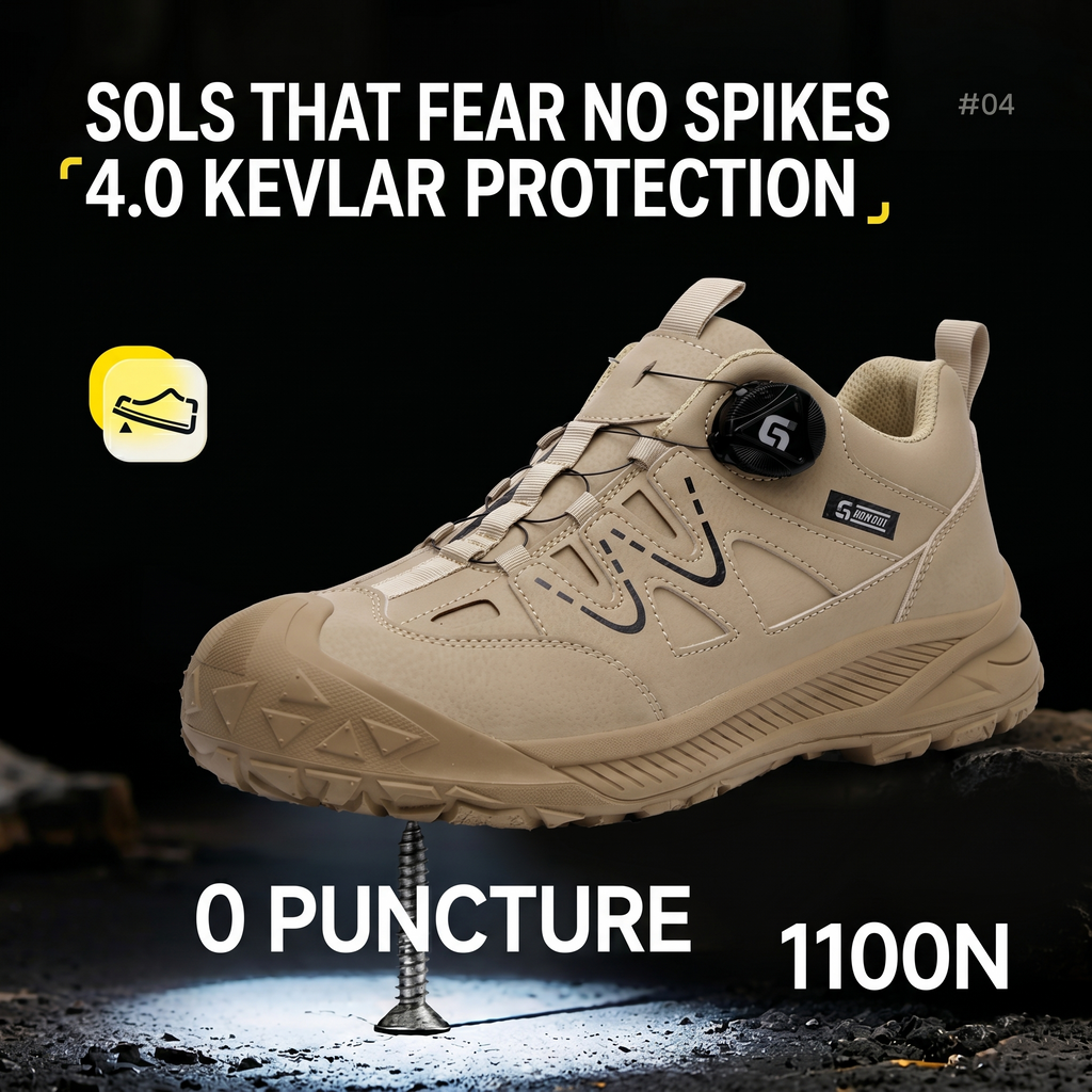 Men's Steel Toe Safety Work Shoes