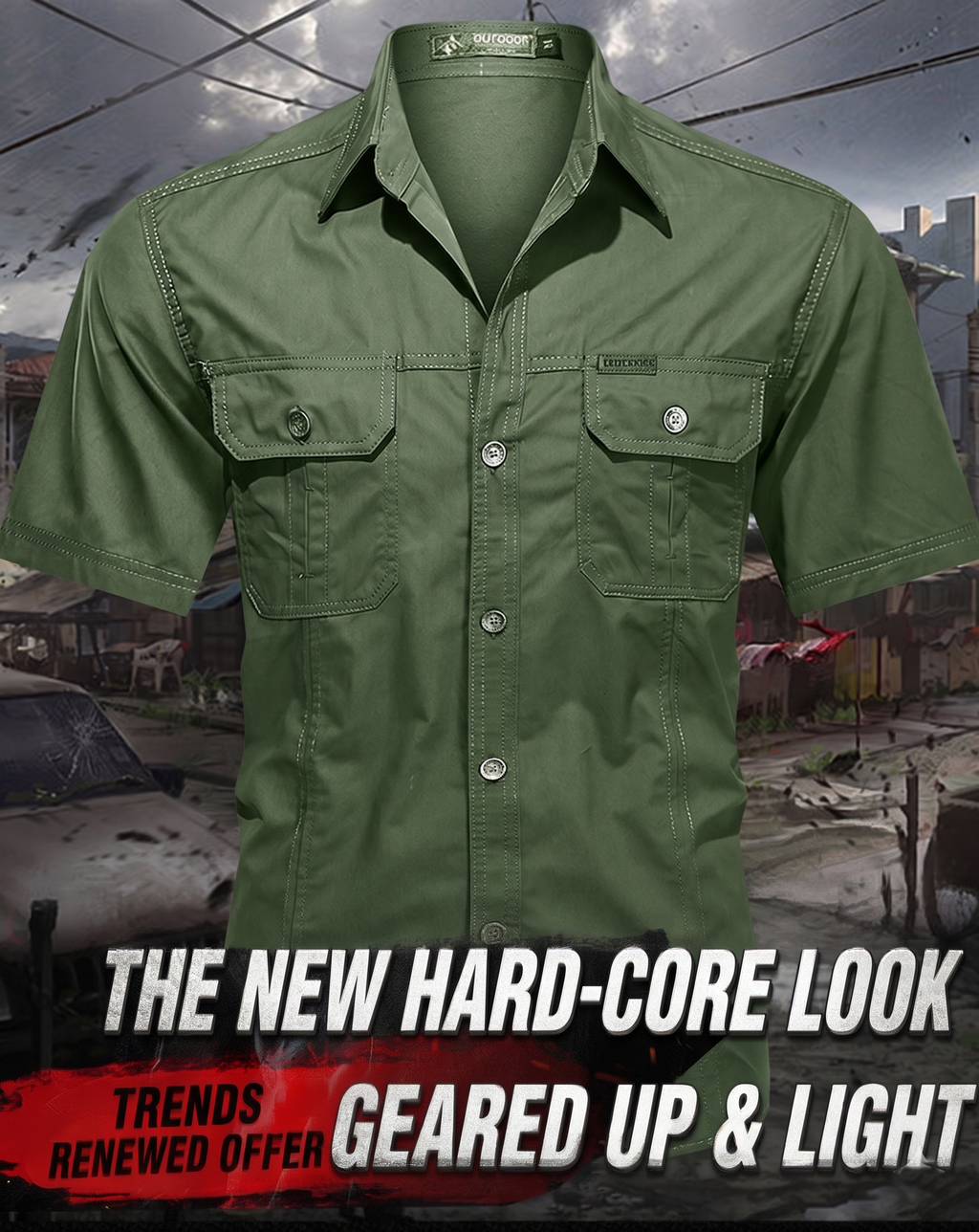 🌟 Outdoor Explorer Polo – Comfortable & Rugged 🌟