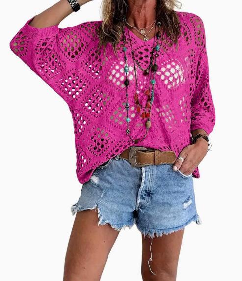 🐚 Limited Offer: 50% OFF | Bohemian Summer Crochet Pullover | The Ultimate Festival & Beach Layer 🌊