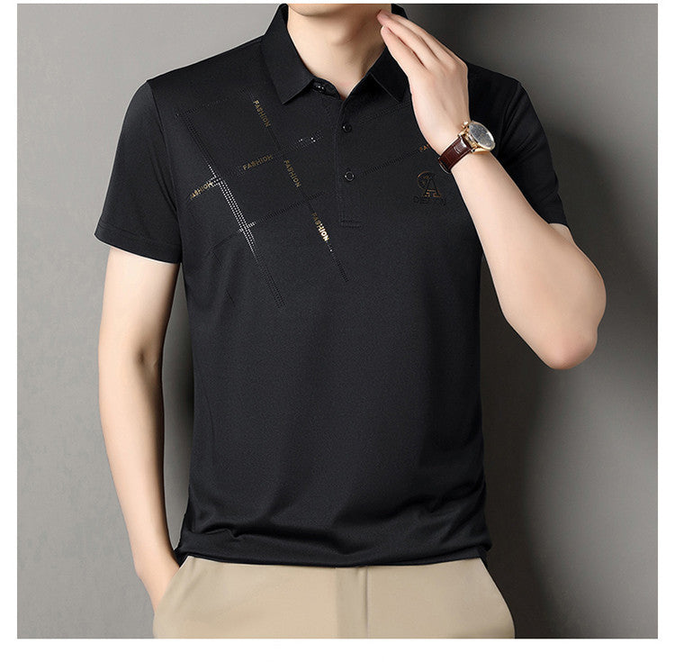 Men's Ice Silk Cool Short Sleeve