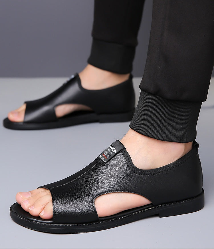 Men's Open-Toe Roman Style Slip-On Sandals