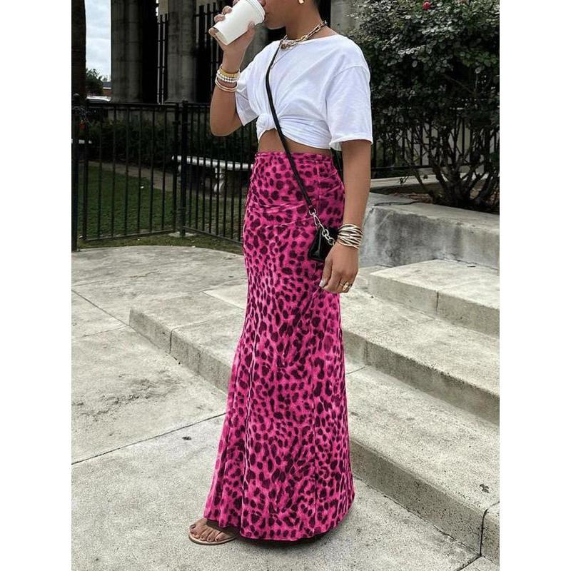 🐆 Animal Print Mesh Mermaid Skirt | The Ultimate Summer Vibe 🌴