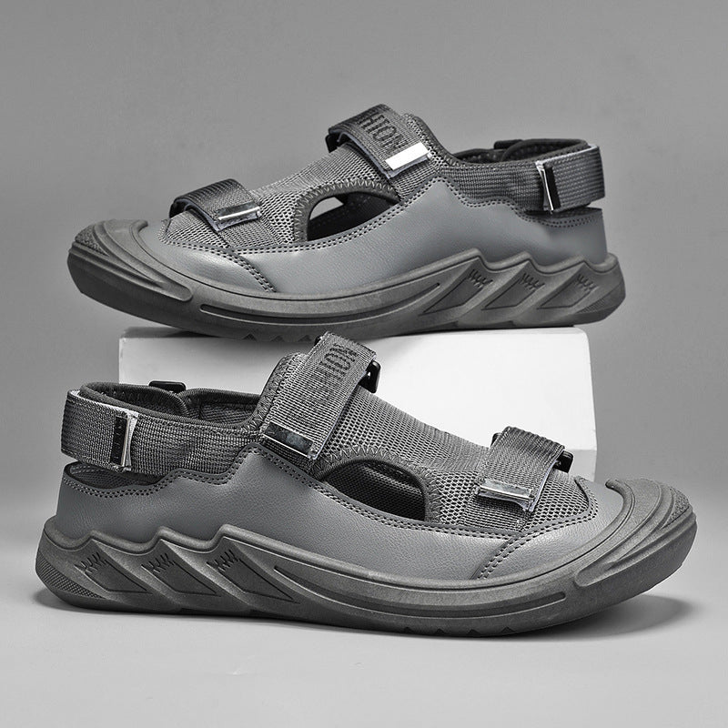 Men's Breathable Closed-Toe Sandals