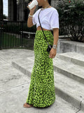 🐆 Animal Print Mesh Mermaid Skirt | The Ultimate Summer Vibe 🌴