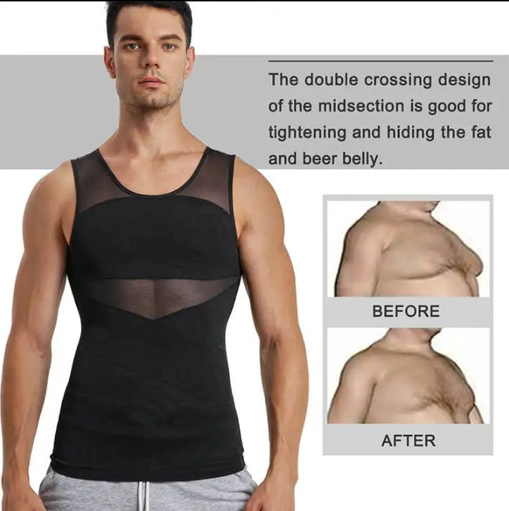 💥Last Day Sale-50% OFF🥰Men's Solid Compression Vest