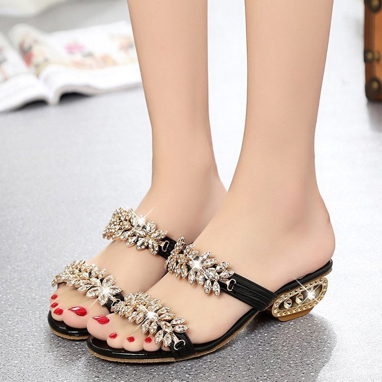 Women's Sparkly Rhinestone Fashion Sandals