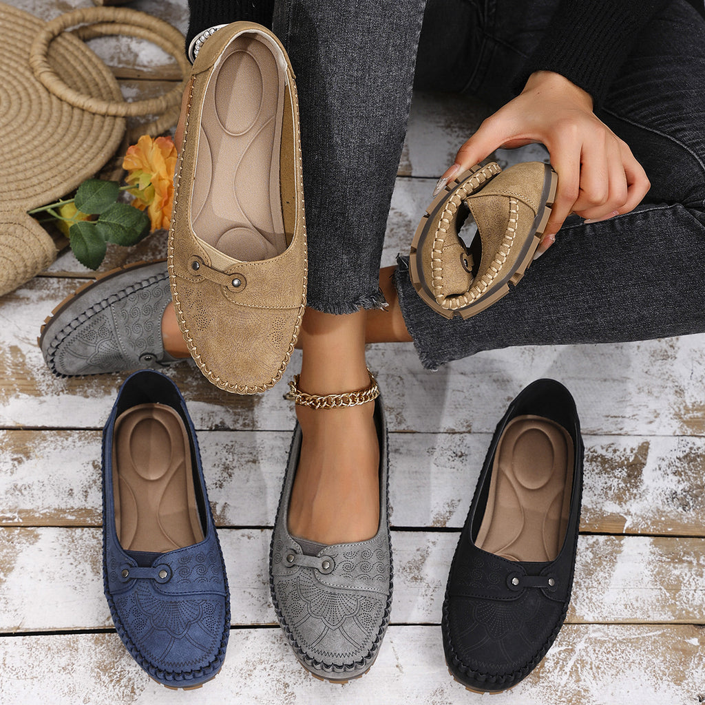 Women's Plus Size Foldable Soft Sole Non-Slip Loafers