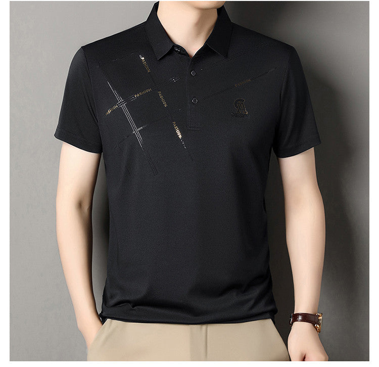 Men's Ice Silk Cool Short Sleeve
