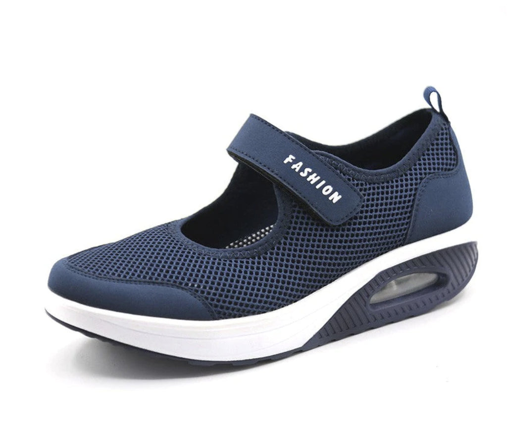 Women's stretchablebreathable lightweight walkingshoes