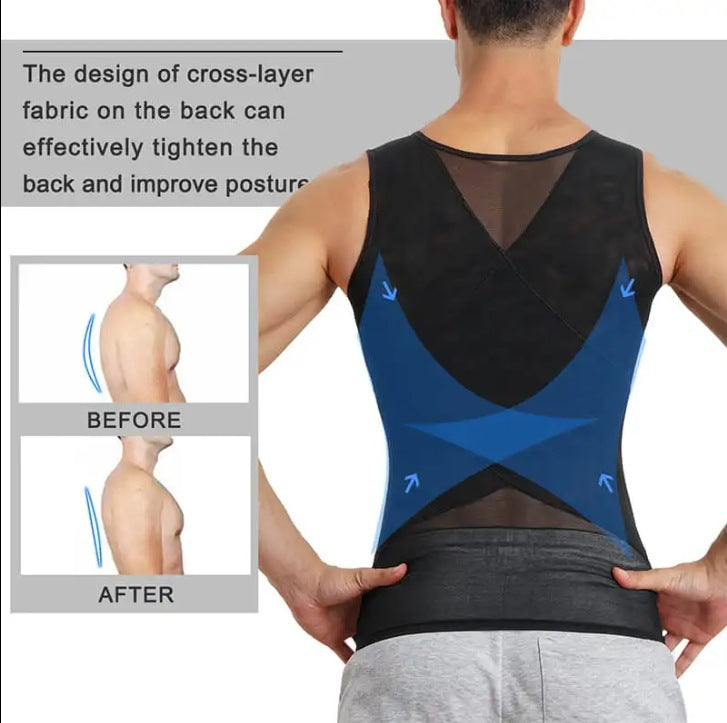 💥Last Day Sale-50% OFF🥰Men's Solid Compression Vest
