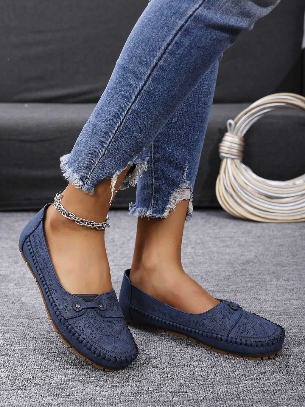 Women's Plus Size Foldable Soft Sole Non-Slip Loafers