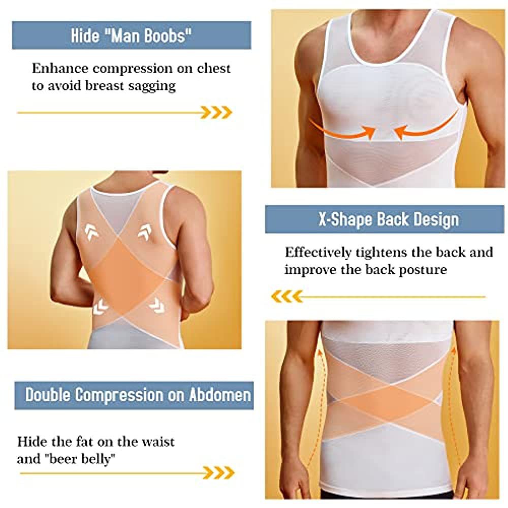 💥Last Day Sale-50% OFF🥰Men's Solid Compression Vest