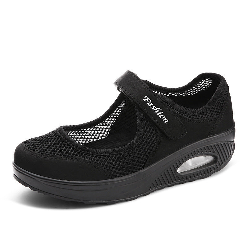 Women's stretchablebreathable lightweight walkingshoes