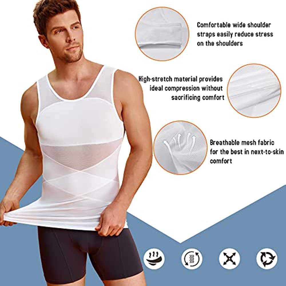 💥Last Day Sale-50% OFF🥰Men's Solid Compression Vest