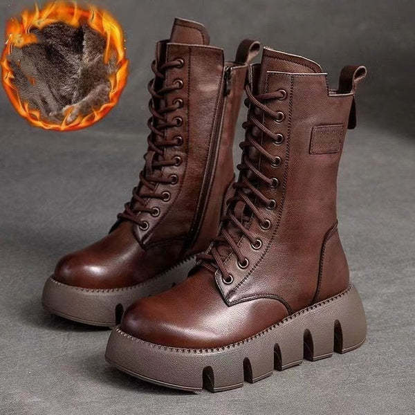 Winter Retro High Top Martin Boots