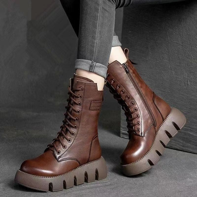 Winter Retro High Top Martin Boots