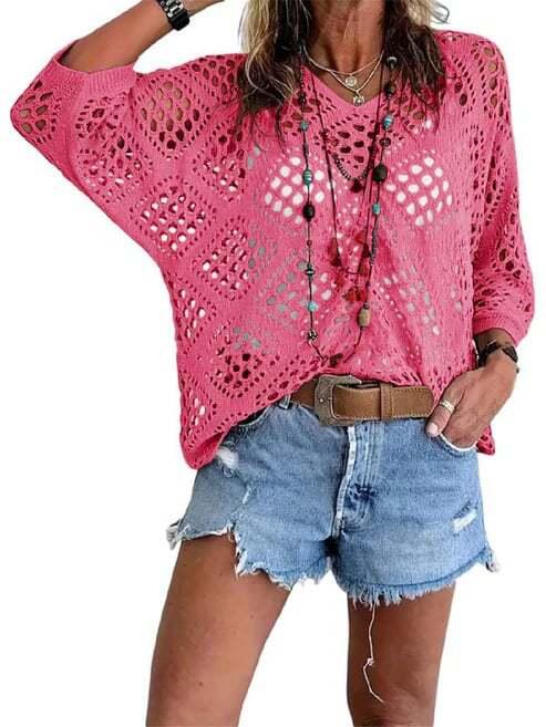 🐚 Limited Offer: 50% OFF | Bohemian Summer Crochet Pullover | The Ultimate Festival & Beach Layer 🌊