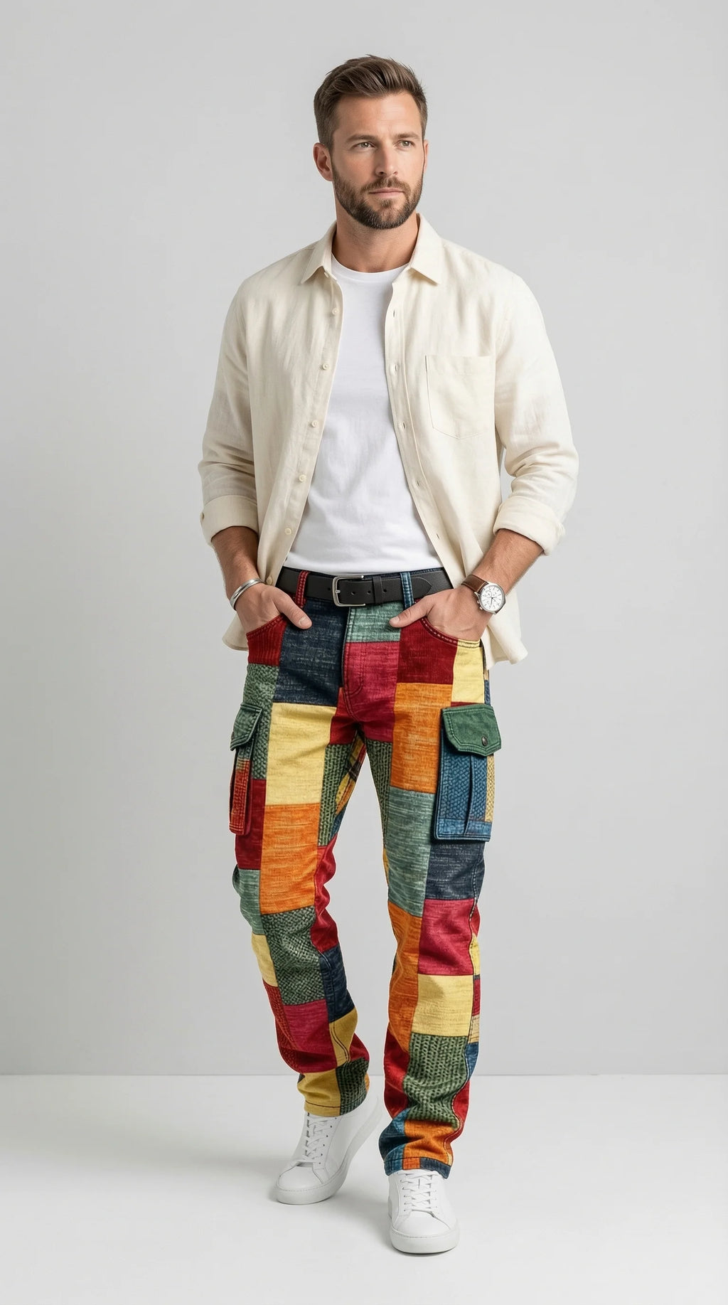 Urban Rhythm Trousers - Vintage Inspired Regular Fit 🏙️