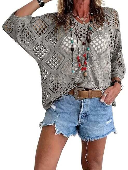 🐚 Limited Offer: 50% OFF | Bohemian Summer Crochet Pullover | The Ultimate Festival & Beach Layer 🌊