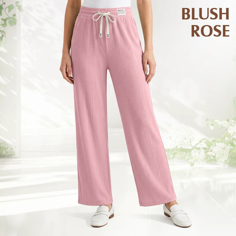 Limited time 50% Off！New summer 2026 women’s high-waisted rayon wide-leg trousers