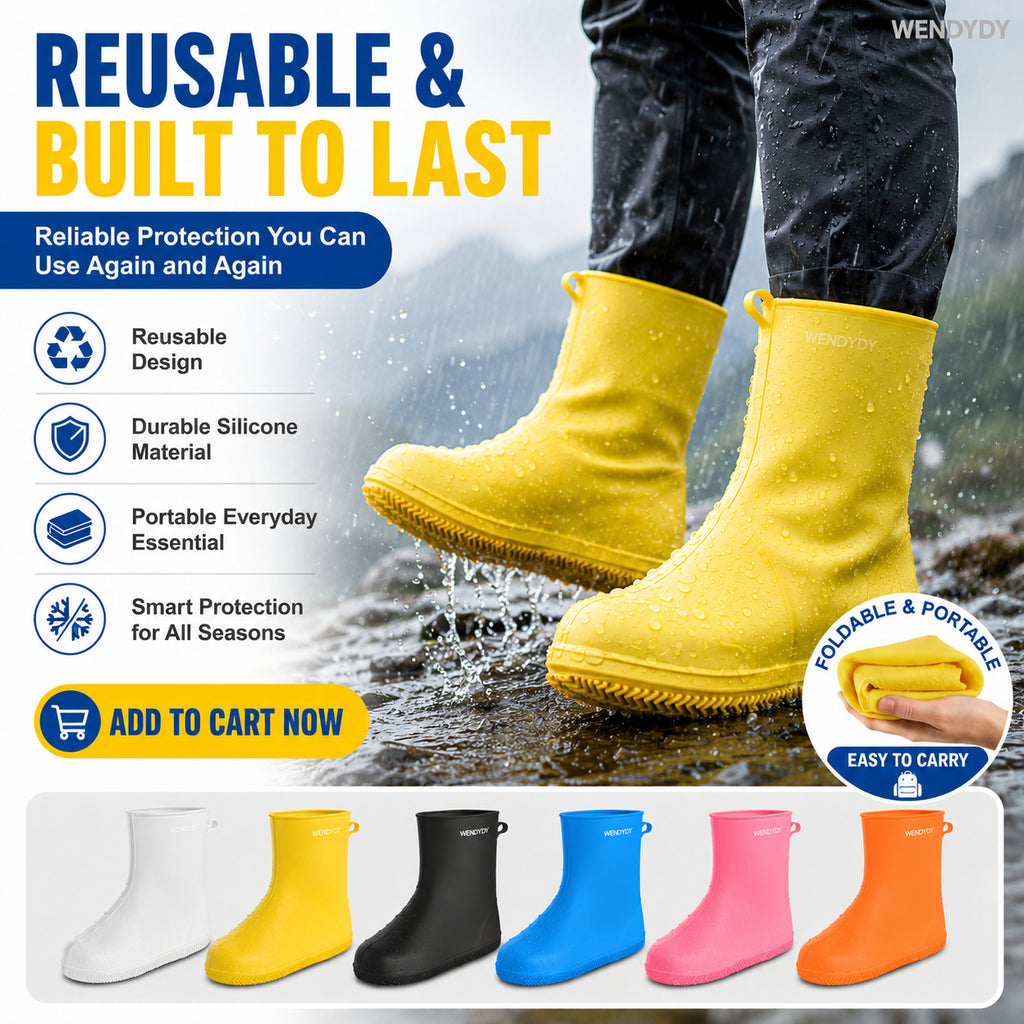 💕Buy 1 Get 1 Free😘Thick Wear-Resistant Waterproof Shoe Cover