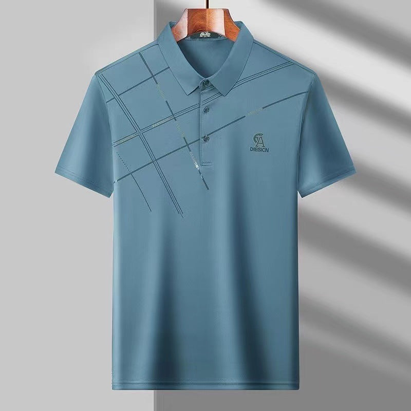 Men's Ice Silk Cool Short Sleeve