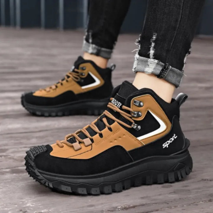 Men's Outdoor Hiking Boots - Waterproof, Non-Slip, Puncture-Proof And Smash-Proof
