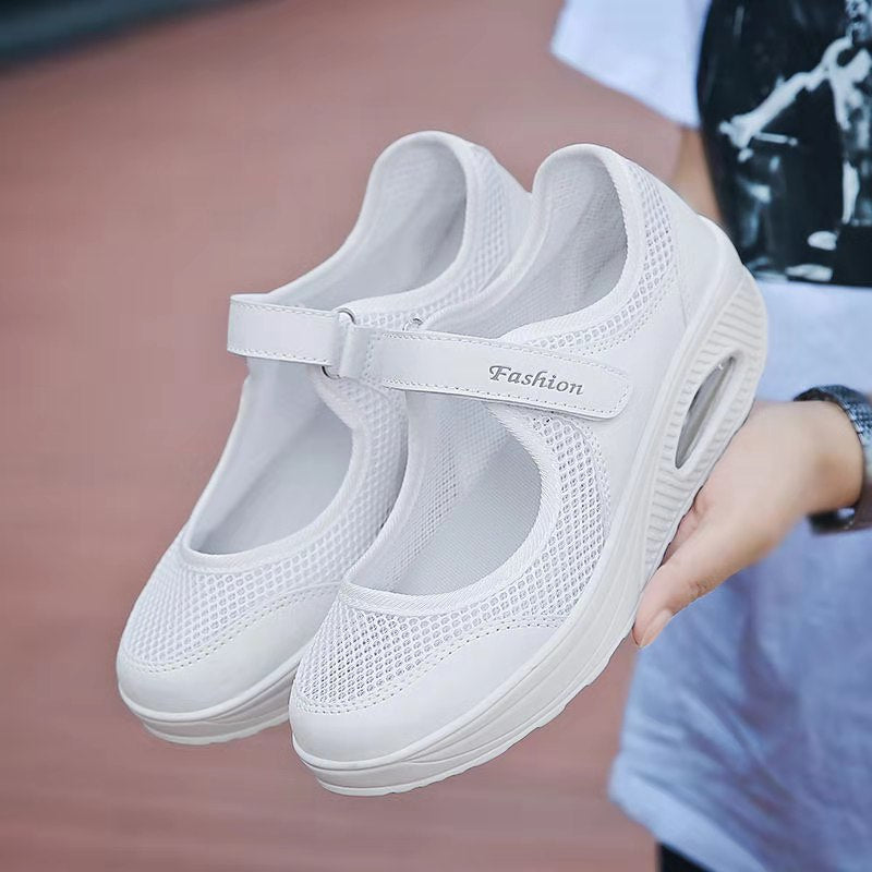 Women's stretchablebreathable lightweight walkingshoes