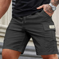 Men’s Summer Quick‑Dry Cargo Shorts  Loose Fit Knee Length
