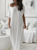 💕 Women's Short Sleeve Maxi Dress