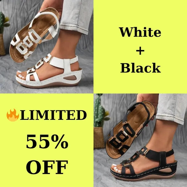 🔥2026 Summer Best Seller — Last Day Sale 50% OFF!🔥Women's Soft-Sole Orthopedic Sandals are here!