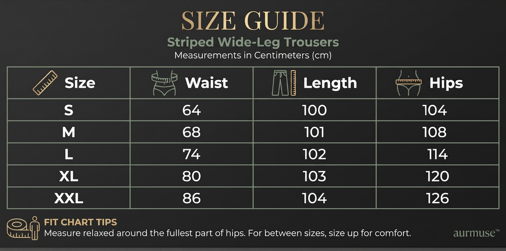 🛒High-Waist Striped Lounge Pants - Breathable Wide-Leg Trousers for Vacation & Daily Wear ✨
