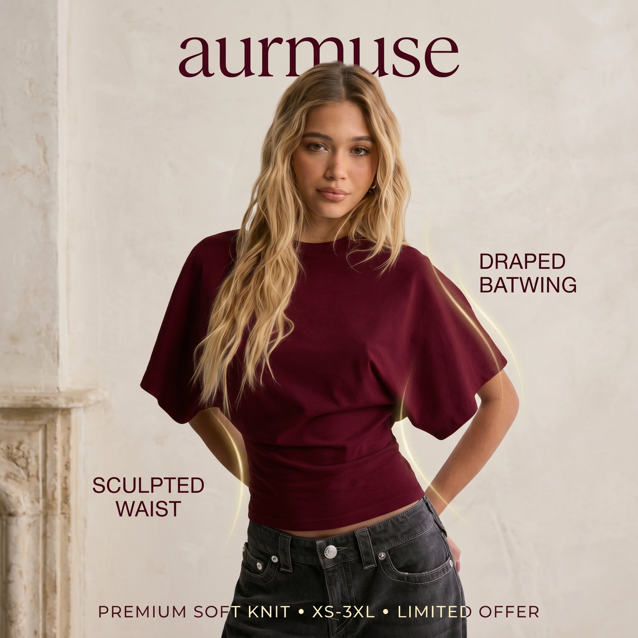 🔥 50% OFF | The Most Flattering Batwing Tee of 2026! Free Shipping 🚚💨