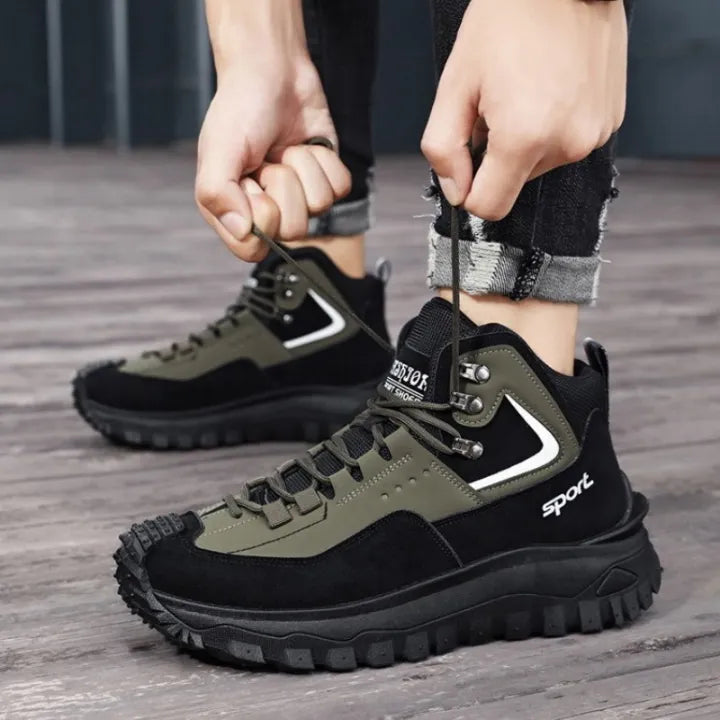 Men's Outdoor Hiking Boots - Waterproof, Non-Slip, Puncture-Proof And Smash-Proof