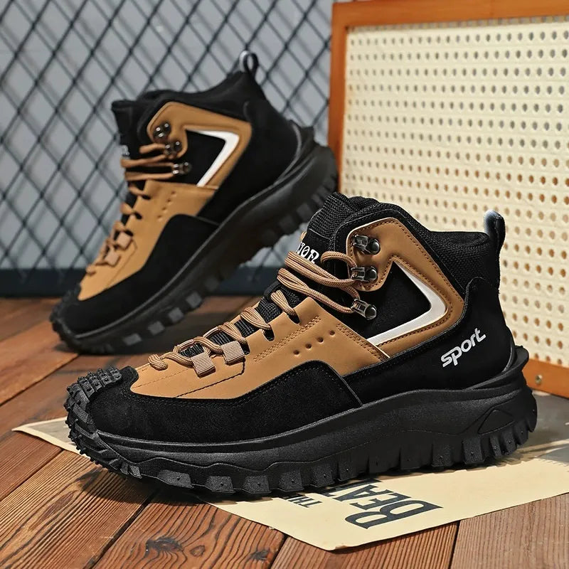 Men's Outdoor Hiking Boots - Waterproof, Non-Slip, Puncture-Proof And Smash-Proof