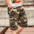 Men's Cotton Blend Camouflage Cargo Shorts