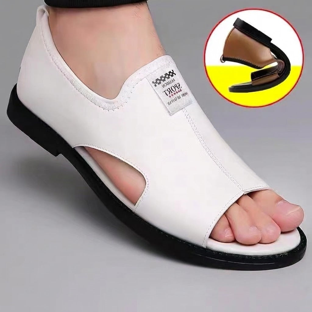 Men's Open-Toe Roman Style Slip-On Sandals