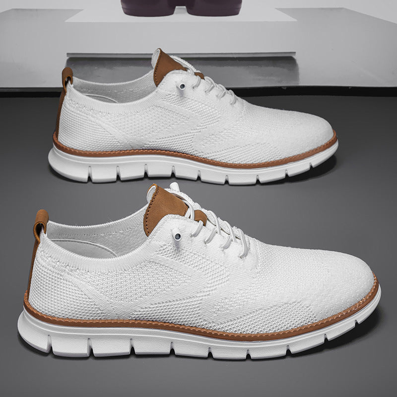 Men's Summer Casual Breathable Knit Oxford Shoes