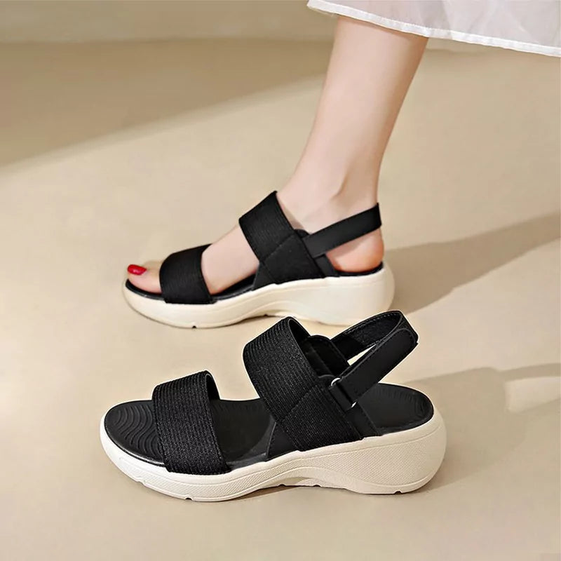 Women's Velcro Platform Sandals