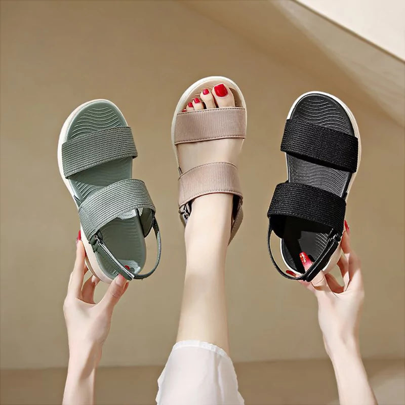 Women's Velcro Platform Sandals