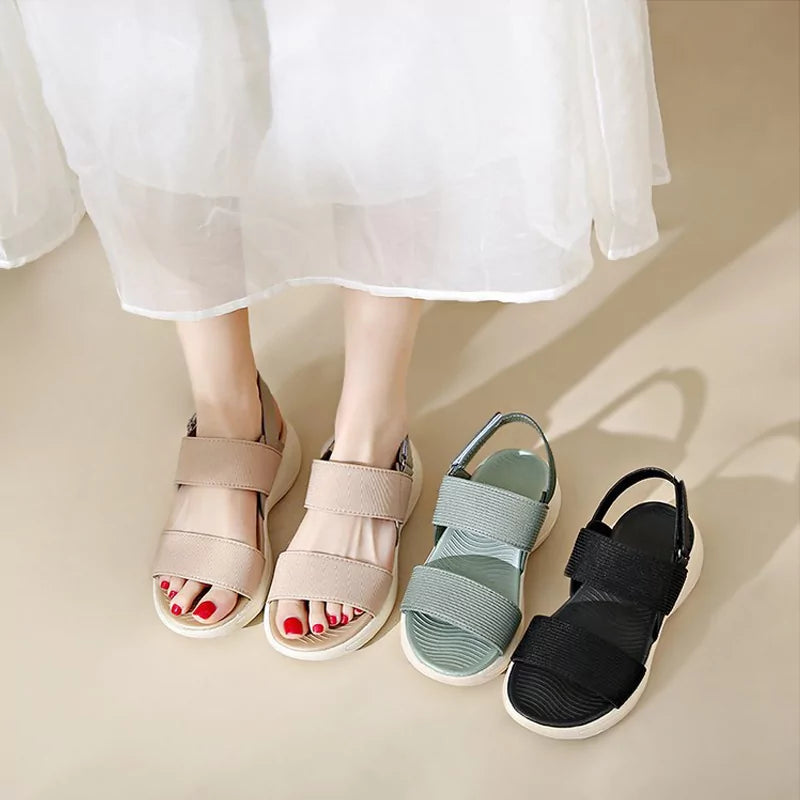 Women's Velcro Platform Sandals