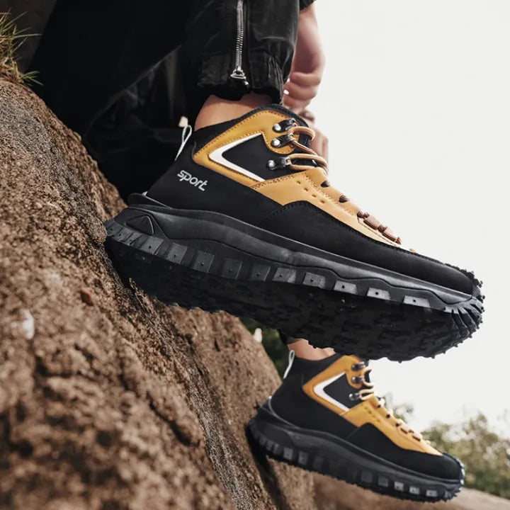 Men's Outdoor Hiking Boots - Waterproof, Non-Slip, Puncture-Proof And Smash-Proof